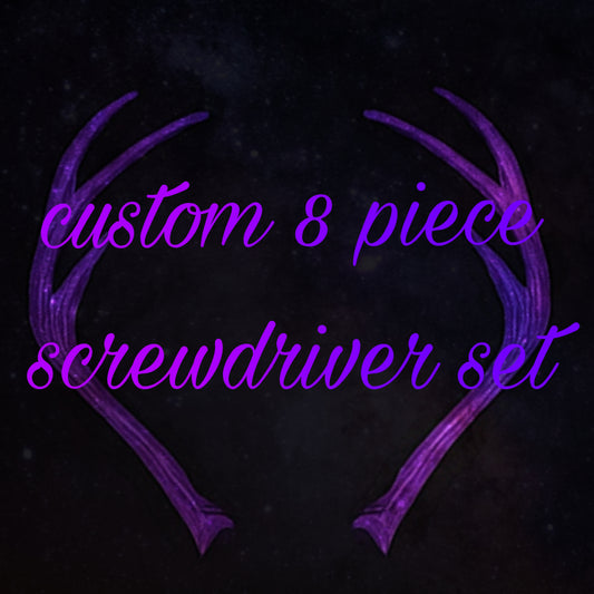 Custom 8 piece screwdriver set