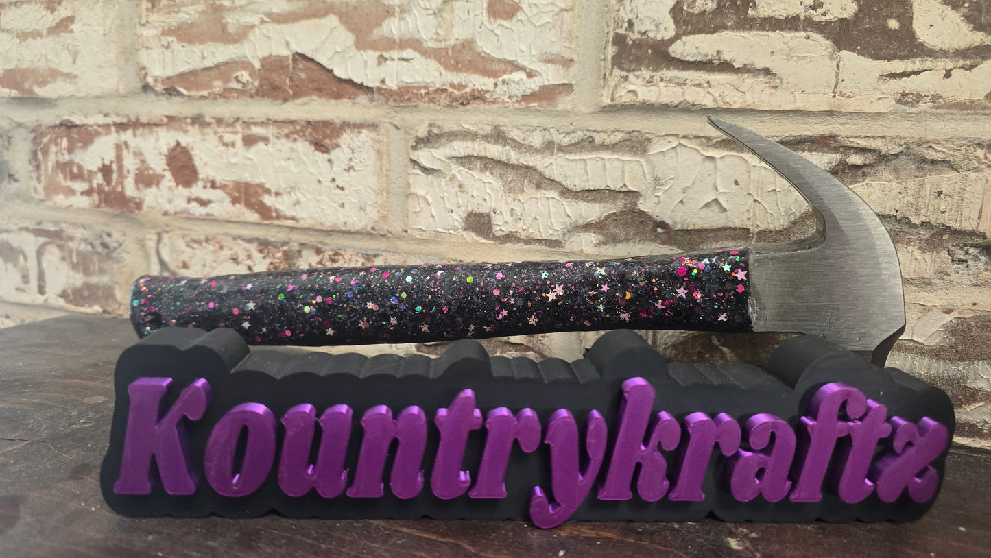 Black and pink tool set