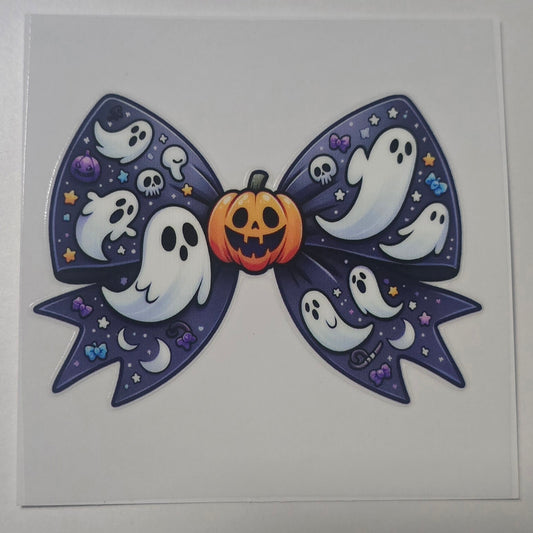 Purple ghosty bow