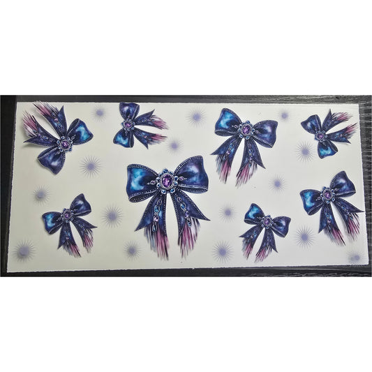 Blue western bows