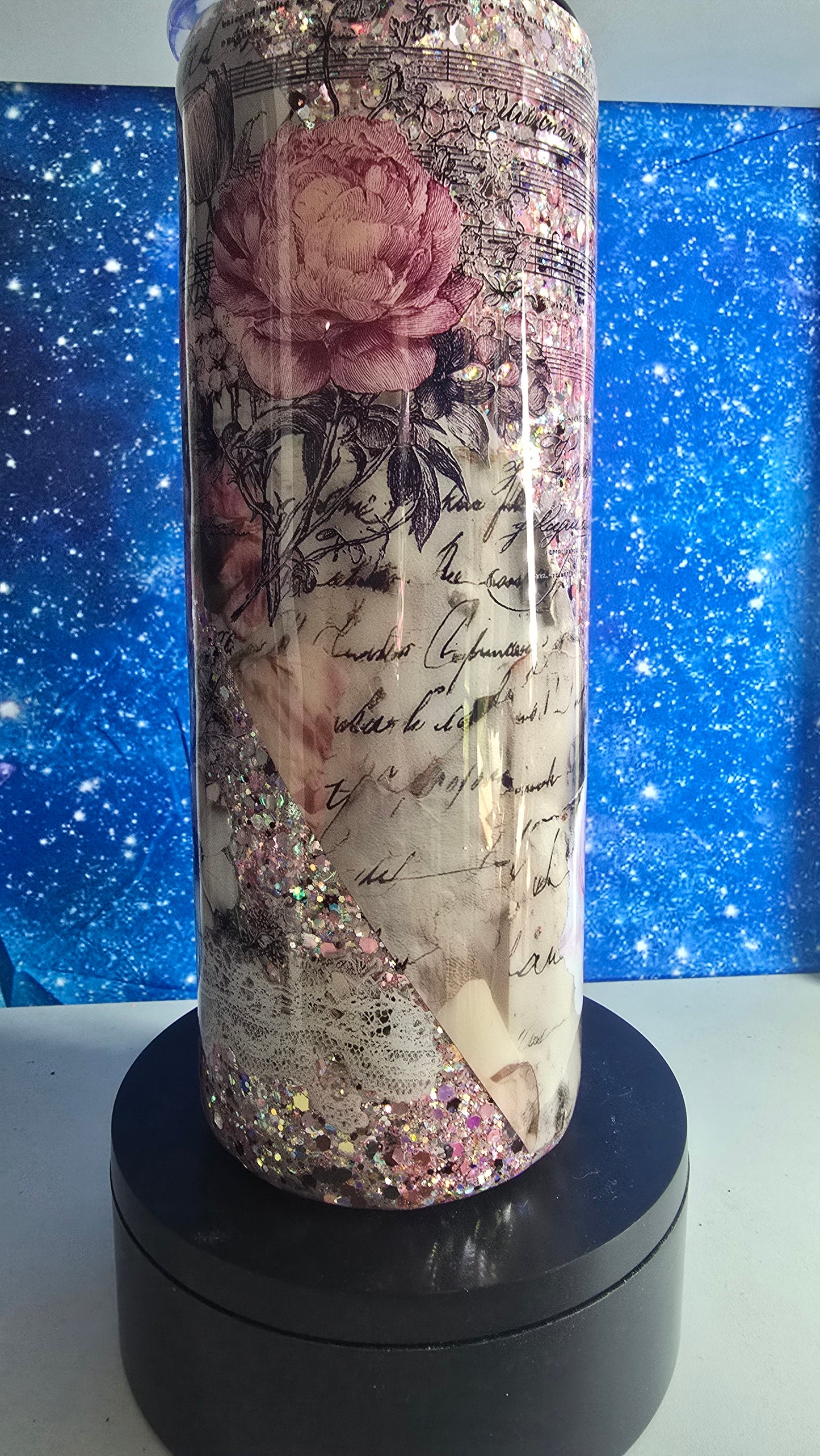20oz dainty bullskull tumbler