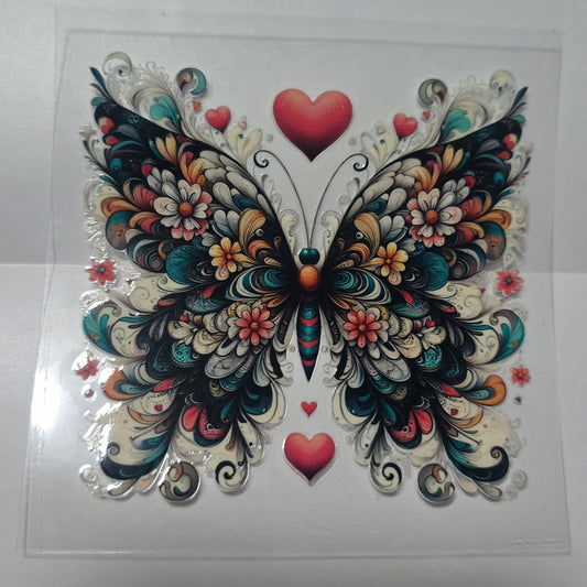 Heart and butterfly