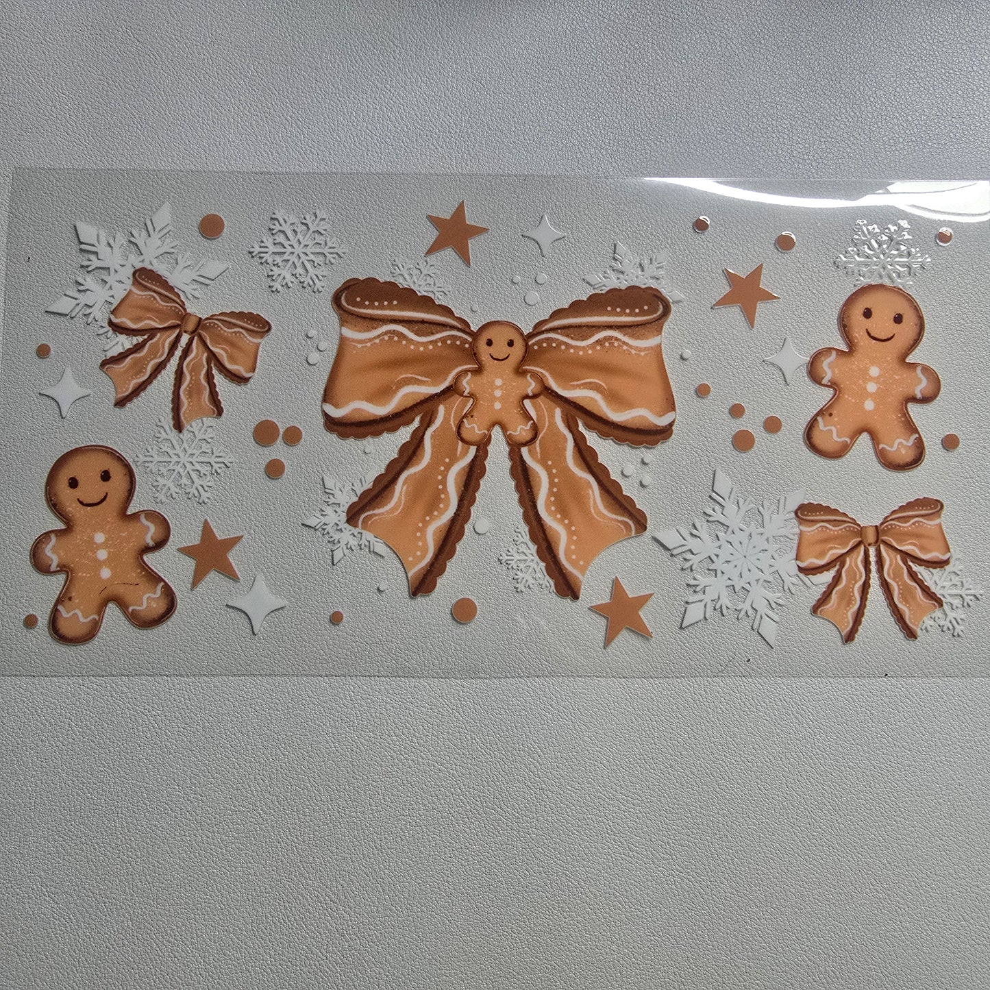 Gingerbread man bow